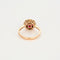 Bague 54 Bague Fleur Or Rose Diamants Rubis 58 Facettes GU142