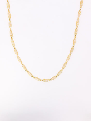 Collier Collier chaine maille filigrane or jaune 58 Facettes 1162.2