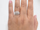 Bague 53 Bague Art Déco en platine et diamants 58 Facettes 33425