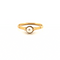 Bague 60 Solitaire or jaune perle 58 Facettes 79-GS35015-2