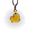 Pendentif POMELLATO - Pendentif vintage coeur doré givré 58 Facettes
