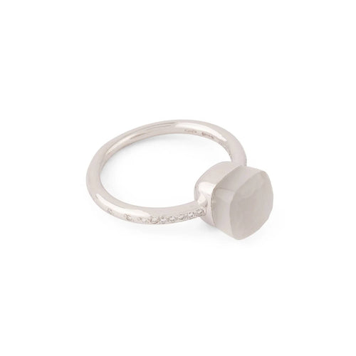 Bague 49 Bague or gris de la maison Pomellato,modèle Nudo 58 Facettes 1
