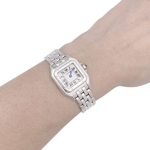 Montre Montre Cartier, "Panthère", acier. 58 Facettes 33665