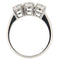 Bague Bague trilogie en or blanc avec diamants certifiés GIA de 1,50 ct 58 Facettes G3827