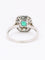 Bague 54 Bague Art Deco émeraude diamants taille ancienne 58 Facettes 1108.9