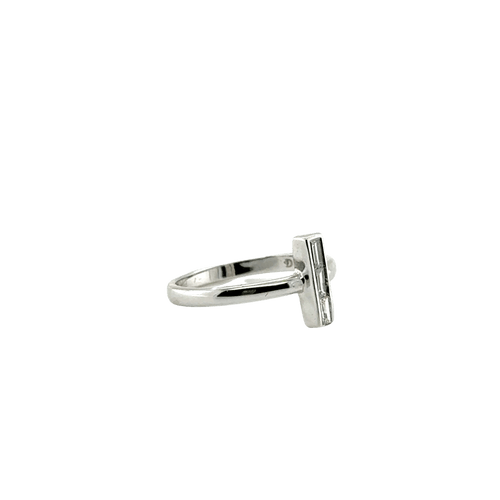 Bague 51 Bague alliance Or blanc et Diamants 58 Facettes Alirblanc