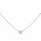 Collier Tiffany & Co Collier Solitaire Platine Diamant 58 Facettes 3648181RV
