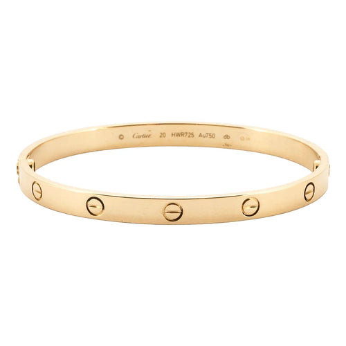 Bracelet CARTIER - bracelet Love en or jaune 58 Facettes BO/240004 NSS