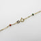 Collier Chaîne à maillons Figaro en or 14 carats avec perles en émail coloré 58 Facettes A2003Y