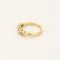 Bague 56,5 Bague jarretière or jaune et diamants 58 Facettes B250218