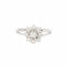 Bague 53 Bague marguerite or gris diamants 58 Facettes 1