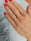 Bague 53 Demi-alliance or jaune et blanc diamants 58 Facettes 090111