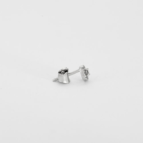 Boucles d'oreilles Boucles d'oreilles or blanc serties de diamants 58 Facettes