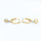 Boucles d'oreilles Boucles d'oreilles dormeuse or jaune et diamants 58 Facettes 31755