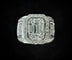 Bague 55 Bague or blanc sertie de 2,20 carats de diamants 58 Facettes