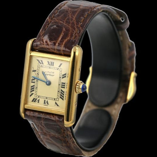 Montre Cartier Montre Tank Vermeil 58 Facettes MT42591