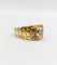 Bague 60 Bague chevalière Art Déco or jaune et diamants 58 Facettes A06309