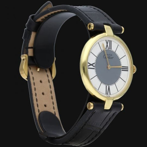Montre Cartier Montre Must De Cartier Vermeil 58 Facettes MT43215
