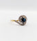 Bague 59 Bague tourbillon or jaune, saphir et diamants taille rose (circa 1900) 58 Facettes A05937