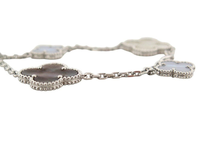 Bracelet bracelet van cleef and arpels magic alhambra 5 motifs vcarl62400 or nacre 58 Facettes 267481