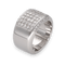 Bague 55 Bague en or gris massif avec diamants 2 Cts 58 Facettes