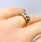 Bague 51 Bague en or jaune 18 carats ornée de 3 diamants 58 Facettes AB545