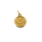 Pendentif Augis - Médaille sentimentale en or jaune 58 Facettes CRE0474