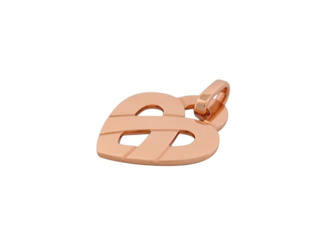 pendentif POIRAY coeur entrelace mm collier en or rose 18k