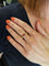 Bague 59 BAGUE JONC RUBIS 58 Facettes 086211