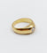 Bague 50 Bague jonc dôme or jaune 18k diamant taille ancienne 0,40 carat 58 Facettes A06197