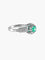 Bague 49 BAGUE VINTAGE EMERAUDE OR BLANC 58 Facettes