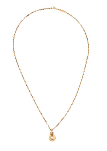 Chopard Collier en or jaune 18 carats Happy Diamonds