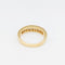 Bague 53 Demi - alliance or jaune et diamants 58 Facettes 32182