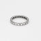 Bague 53 Alliance or gris et diamants 58 Facettes RAM2654