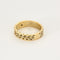 Bague 64 Alliance or jaune et gris et diamant 58 Facettes BIA09632