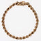 Bracelet Bracelet gourmette or rose rétro 58 Facettes CVBR77