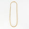 Collier Chaine Grains de café bicolore en or 18K 58 Facettes