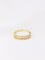 Bague 54 Demi-Alliance américaine en or jaune et diamants 0,18 ct 58 Facettes J103