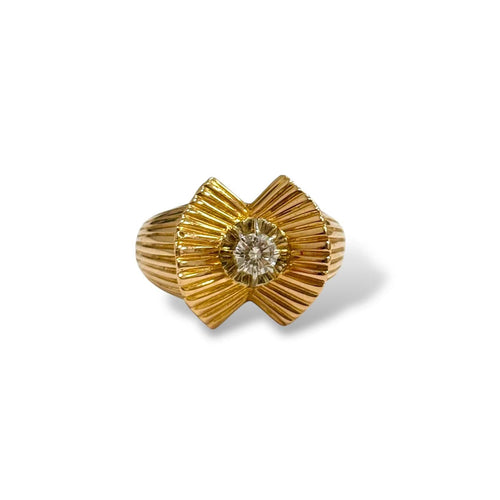 Bague 56 Bague tank papillon 58 Facettes REF2567-335