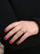 Bague 52 Bague vintage ovale or diamants 0,2 ct 58 Facettes J166