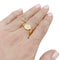 Bague 56 Bague Fred, "Miss Fred Moon" or jaune, diamants. 58 Facettes 33502