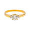 Bague 54 Bague Solitaire Or jaune Diamant 58 Facettes 4033248CN