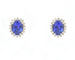 Boucles d'oreilles Boucles d'oreilles avec tanzanite de 2,77 carats 58 Facettes