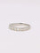 Bague 51 Alliance or blanc diamants 0,5 ct 58 Facettes J363