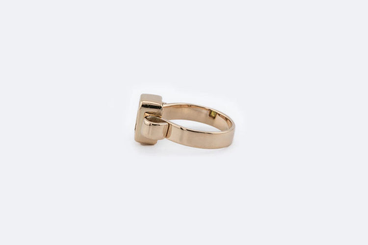 Bague Oro Giallo / 13 Anello in oro giallo con pietra 58 Facettes ANL650