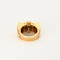 Bague 52 Bague Tank or jaune et gris et diamants 58 Facettes PER0048