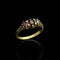 Bague Bague anglaise « Trilogie » avec grenat pyrope 58 Facettes