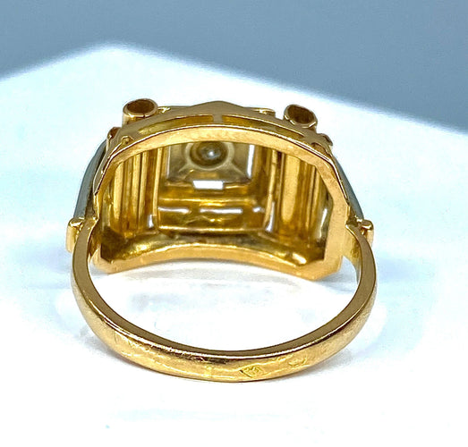 Bague 47 Bague Solitaire diamant vers 1920 58 Facettes AB182