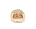Bague Bague en or rose avec diamants de 2,50 ct 58 Facettes