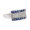 Bague 57 Bague Or blanc Saphir 58 Facettes 3646128CN
